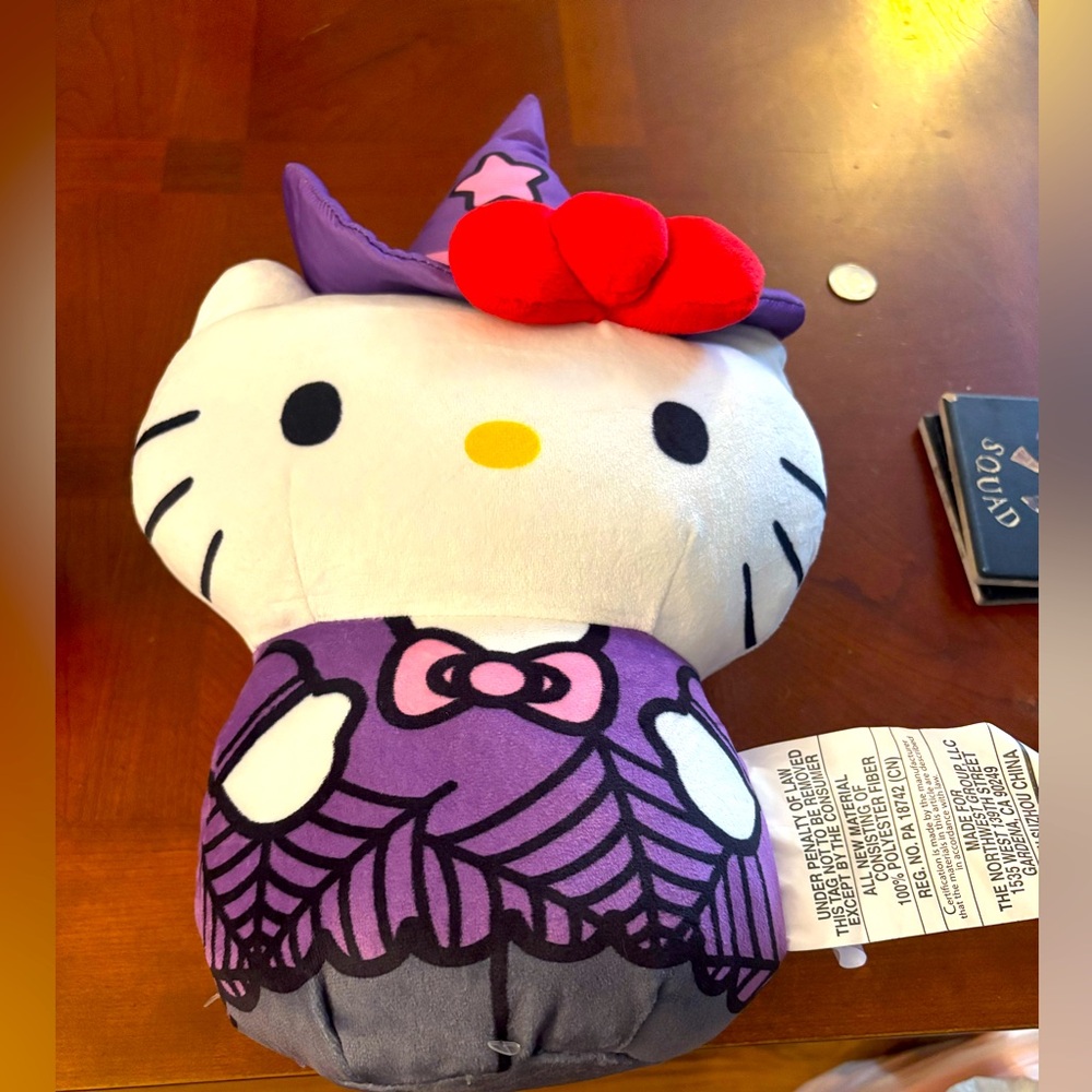 Hello kitty witch plush nwot
